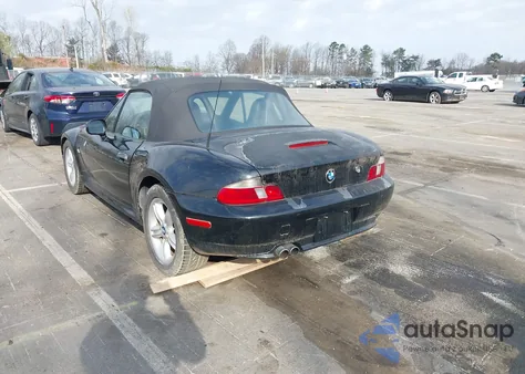 2000 BMW Z3 2.3 из США, поврежденный, VIN 4USCH9343YLF88122